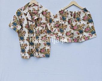 Cotton Pajama Short Set: Personalized Sleepwear