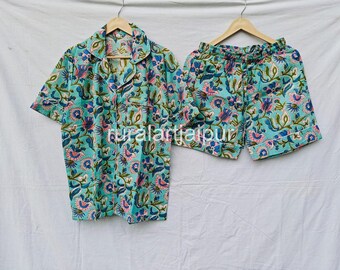 Floral Cotton Bridesmaid Pajama Set: Bridal Party Gift