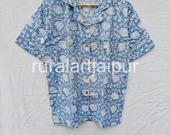 Floral Cotton Pajama Set, Women's Sleepwear