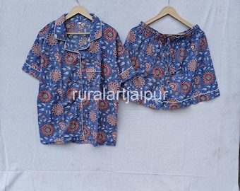 Cotton Short Pajama Set: Women's Sleepwear Gift