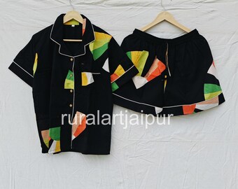 Cotton Short Pajama Set: Soft Bridesmaid Pajamas