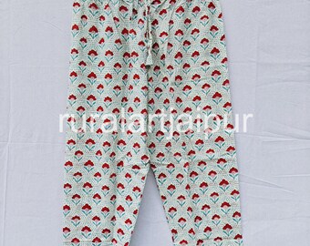 100% Cotton Women's Trouser: Soft Comfy Lounge Pants