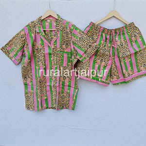 Cotton Bridal Party  Pajama,  Gifts For Mom, Indian Night Suit, Pajama Dress, Pajamas For Women&#39;s, Shirts And Pant Set, Short Pyjama Set, Pj