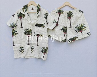 Cotton Short Bridesmaid Pajama Set: Bridal Party PJs