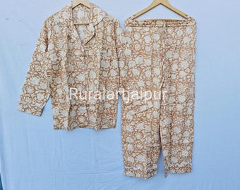 Softest Cotton Pajama Set, Floral Bridesmaid Gift