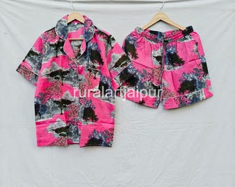 Cotton Bridesmaid Pajama Set: Bridal Party Loungewear