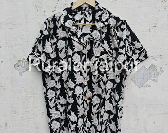 100% Cotton Block Print Pajama Set, Bridesmaid Gift