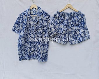 100% Cotton Short Pajama Set: Women's Sleepwear