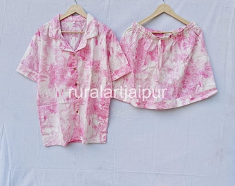 Cotton Short Bridesmaid Pajamas Set: Bridesmaid Proposal Gift