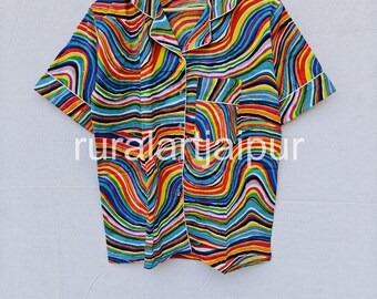 100% Cotton Printed Short Pajama Set, Summer Women's Loungewear