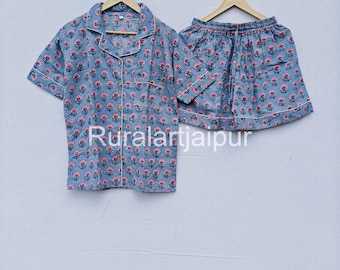 Cotton Short Pajama Set: Bridal Party Loungewear