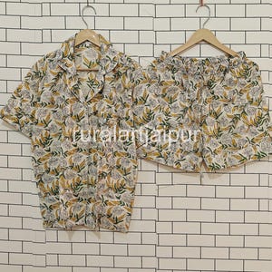 Cotton Pajama Set: Bridal Gift, Bride PJs