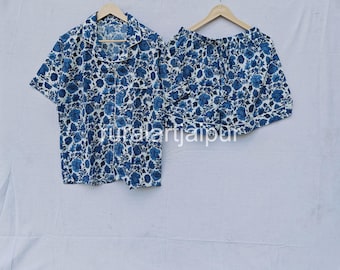 100% Cotton Pajama Short Set - Women's Sleepwear