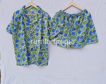 Cotton Bridesmaid Pajama Set: Bridal Party Loungewear