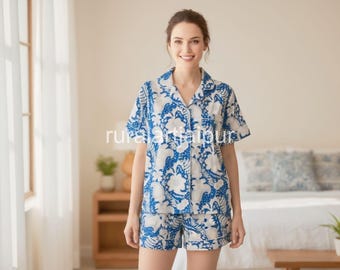 Cotton Bridesmaid Short Pajama Set: Bridal Party PJs
