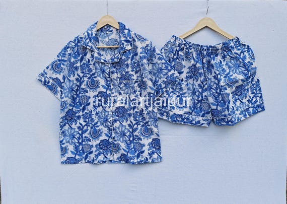 Pigiama Donna In Raso Con Pizzo - Vestaglia Kimono Maniche 3/4 - Regalo Sposa O Damigella
