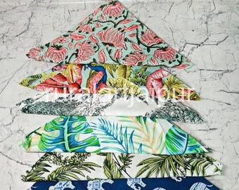 Handmade Floral Cotton Napkins: Indian Print, Wedding Decor