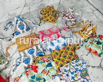 Cotton Drawstring Gift Bag: Jewelry Packaging, Coin Pouch (4x5 inches, 10x12CM)