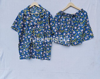 100% Cotton Short Pajama Set: Women's Sleepwear Gift