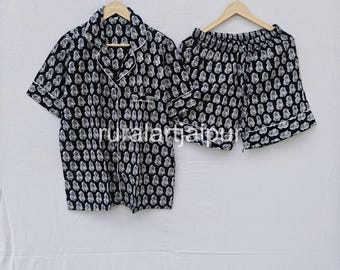 Cotton Shorts Pajama Set