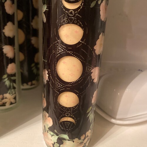 Full Moon Ritual Candle Intention Candle Manifestation Etsy