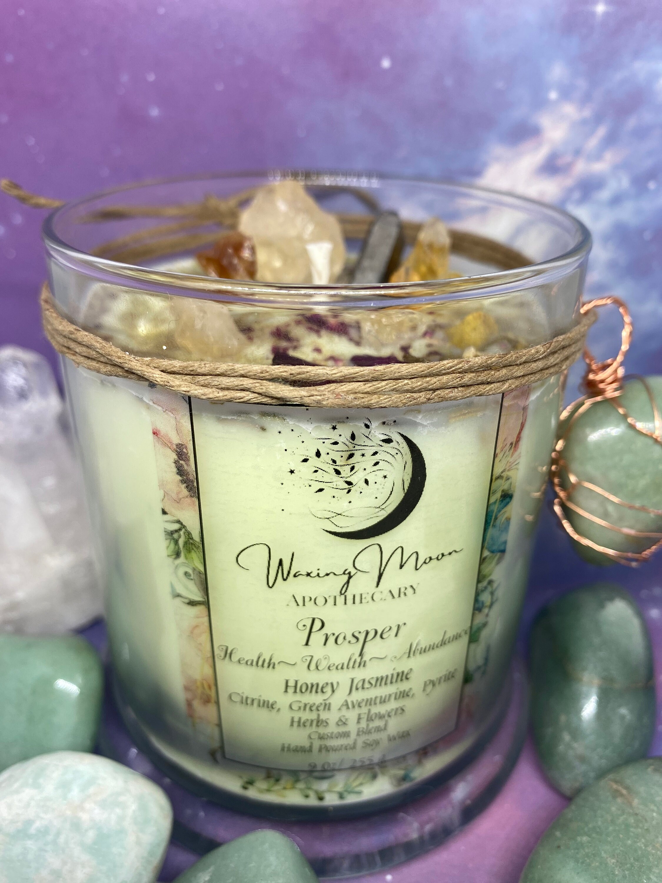Abundance Candle Health Candle Intention Candle Gift for Etsy