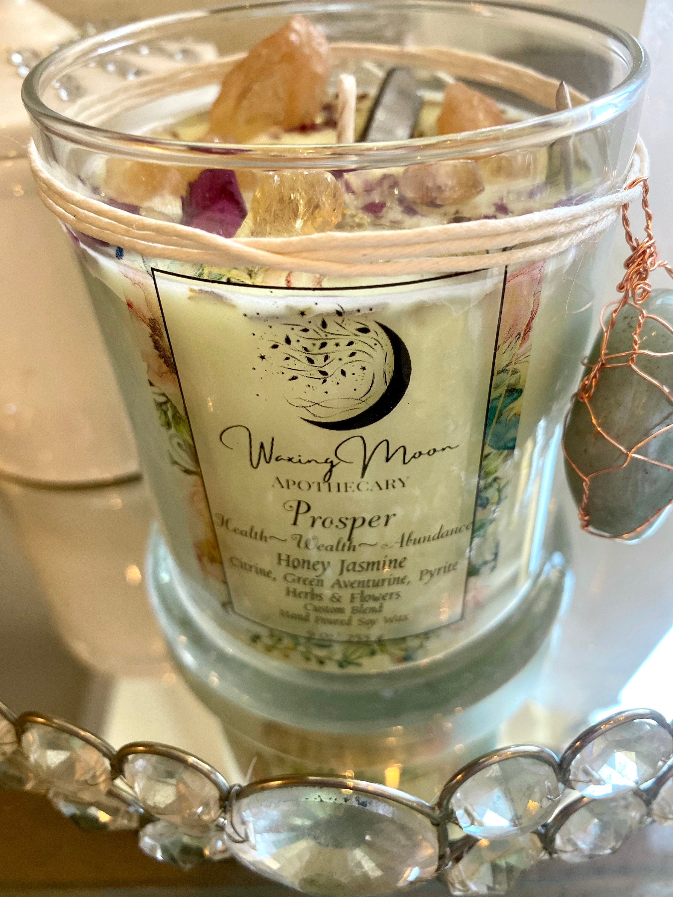 Abundance Candle Health Candle Intention Candle Gift for Etsy