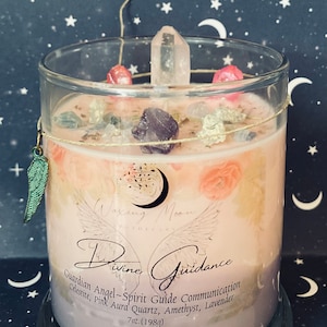 Divine Guidance, Guardian Angel, Spirit Guide communication, intention candle, healing candle, spiritual candle image 2