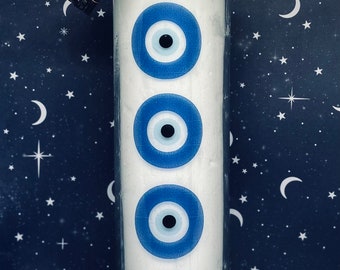 Evil Eye Protection Candle: Full Moon Ritual, Black Tourmaline