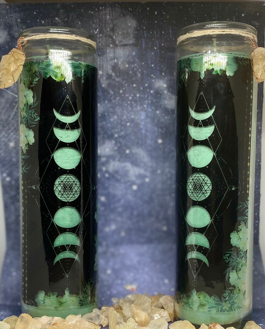 Full Moon Abundance Ritual Candle, Intention Candle, Manifestation ...