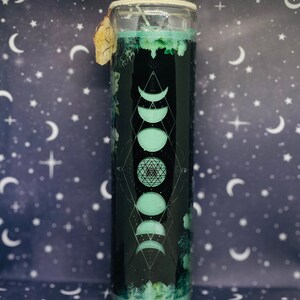 Full Moon Abundance Ritual Candle, Intention Candle, Manifestation ...