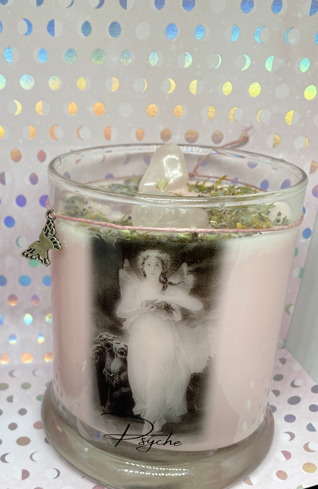 Goddess Psyche Self Discovery Healing Candle, Goddess Candle, Ritual