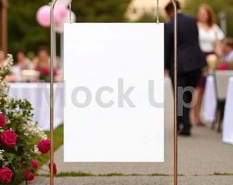 Event Schild Mockup: Hochzeit, Dusche, Party (Digitaler Download, JPG & PNG Dateien)