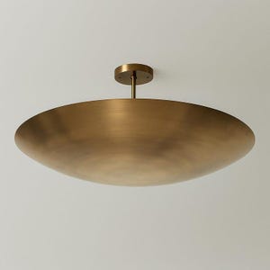 Mid Century Pendant 6 Light Ceiling Brass Flush Mount Fixture Raw Brass Sputnik Chandelier Light Fixture Premium Quality