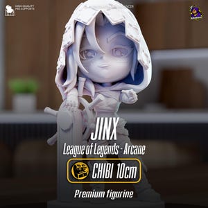 Blue Angst – Chibi Scale – Fan Art Resin Statue – 3D gedrucktes Sammlerstück