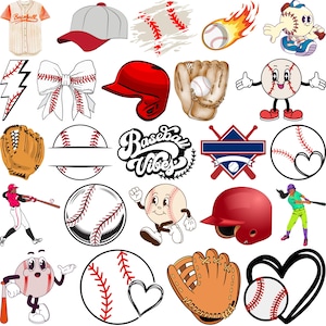 Baseball Svg Bundle, Baseball Stitches svg, Baseball Heart Svg, Baseball Player Svg, Baseball Silhouette design, BASEBALL Svg Cut Files,