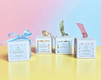 4 Badekugeln in Geschenkbox - 100 % naturrein