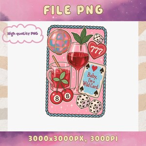 Western Wild Card PNG Retro Coquette Cowgirl Colagem Ocidental Sublimação Design de Cereja Moderno Cowgirl Clipart Vintage Arte Country PNG