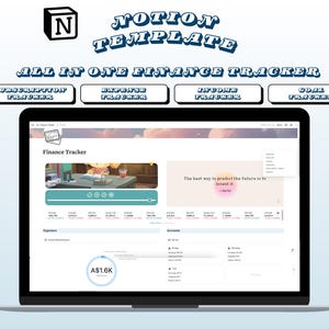 Notion Finance Template Personal Finance Planner | Financial Budget Planner Template | Notion Finance Tracker | Notion Budget Tracker