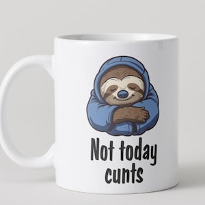 Sloth Funny Mug - Hilarious Ceramic Coffee Cup - Perfect Gift for Animal Lovers