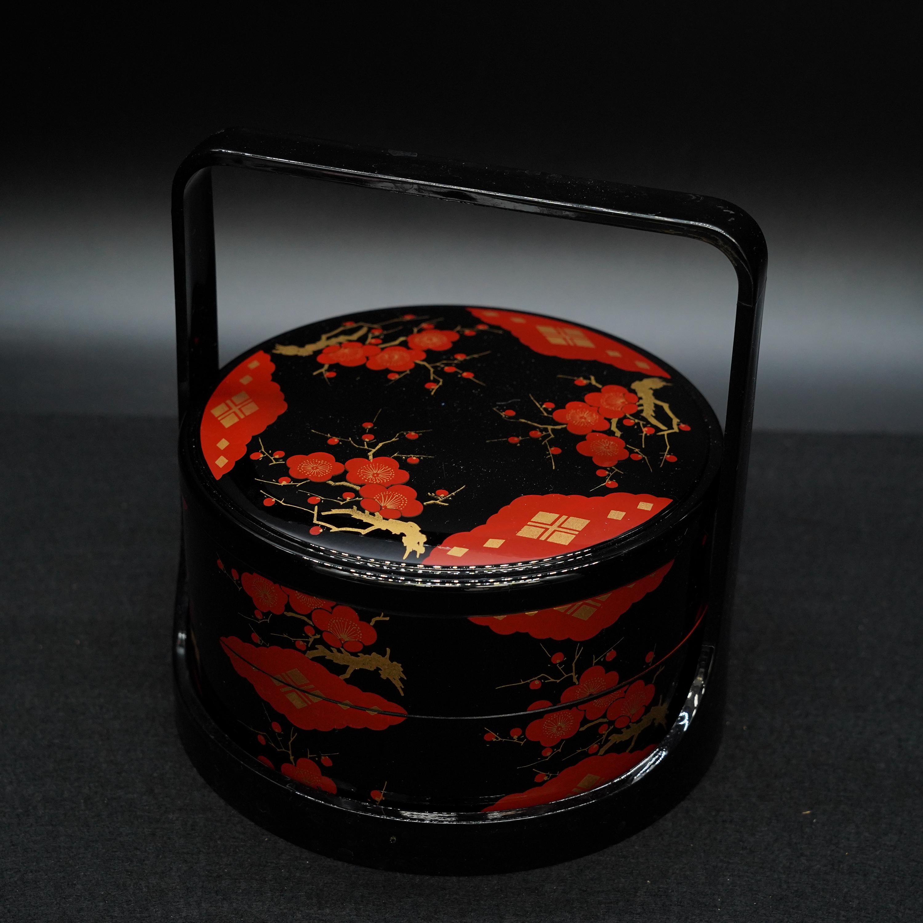 TMISHION Boîte à bento japonaise Boîte à lunch rectangulaire empilable