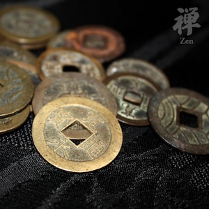 Kan'ei Tsuho Edo-periode munt | Japanse antieke koperen munt uit het Samurai-tijdperk | Authentieke vintage Japanse munt voor verzamelaars en Japanliefhebbers