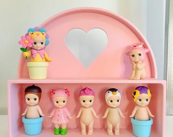 Cute Display Shelf | Collectible Desk Organizer | Blind Box Figure Holder