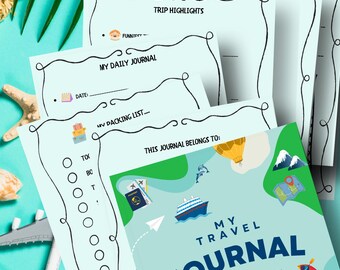 My Travel Journal for Kids - Printable