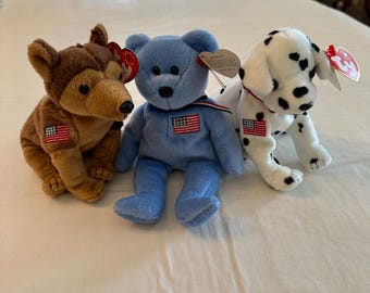 TY Beanie Babies, Courage-nypd & Rescue-fdny - Etsy