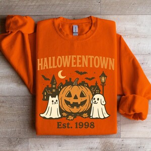 Halloweentown Est 1998 Sweatshirt, Halloweentown University, Retro Halloweentown Sweatshirt, Fall Sweatshirt, Halloween Sweatshirt