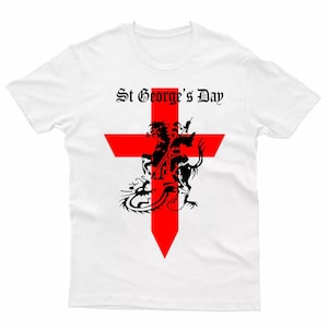 St George&#39;s Day T-Shirt: England Euro 2025 Souvenir Tee