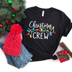Christmas Crew T-Shirt: Xmas Family Squad Tee Shirts
