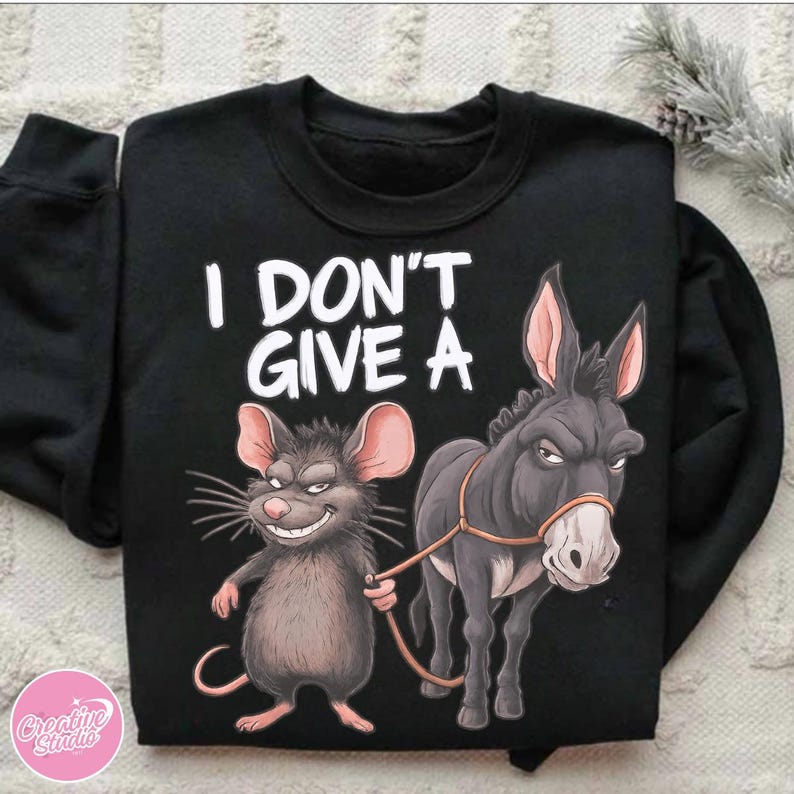 Jag bryr mig inte en skit, sarkasm, roliga skjortor, design, digital nedladdning, clipart, sublimering, rolig åsna, PNG, udda presentidé, design, trendigt bild 4