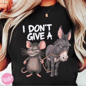Jag bryr mig inte en skit, sarkasm, roliga skjortor, design, digital nedladdning, clipart, sublimering, rolig åsna, PNG, udda presentidé, design, trendigt bild 5